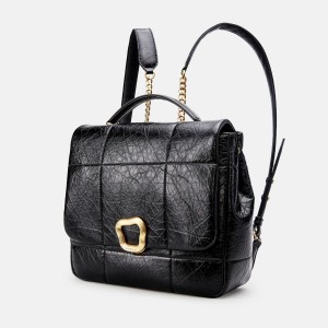 Songmont Medium Chocolate Backpack Black | CANADA LIENYD