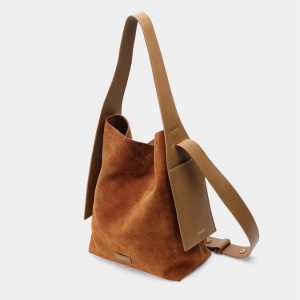 Songmont Medium Drippy Tote Bag Brown | CANADA MTQKXP