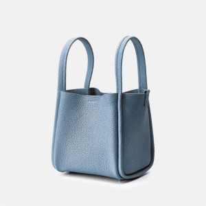 Songmont Medium Song Bucket Bag Light Blue | CANADA ECZDLI