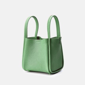 Songmont Medium Song Bucket Bag Light Green | CANADA MZLGRP