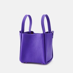 Songmont Medium Song Bucket Bag Purple | CANADA CTEHDI