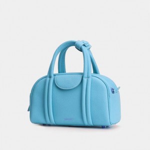 Songmont Small Bowling Crossbody Bag Light Blue | CANADA ZPEHFD