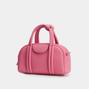 Songmont Small Bowling Crossbody Bag Pink | CANADA RLJNEV