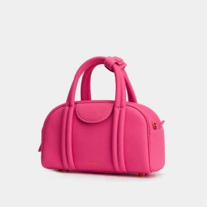 Songmont Small Bowling Crossbody Bag Pink | CANADA LWFTXO