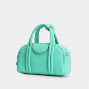 Songmont Small Bowling Crossbody Bag Turquoise | CANADA CISWYZ