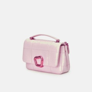 Songmont Small Chocolate Shoulder Bag Pink | CANADA CYVTMP