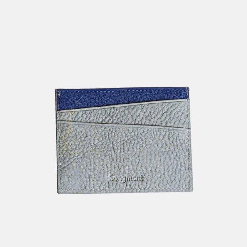 Songmont Card Holder Grey / Blue | CANADA KSTIJY