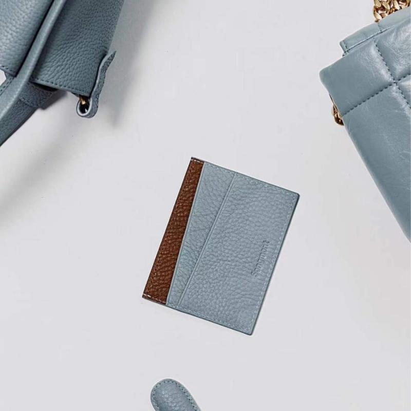 Songmont Card Holder Grey / Brown | CANADA FMETGJ