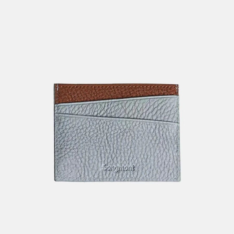 Songmont Card Holder Grey / Brown | CANADA FMETGJ