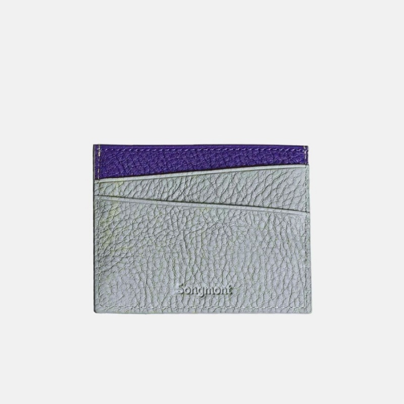 Songmont Card Holder Grey / Purple | CANADA FOTPID