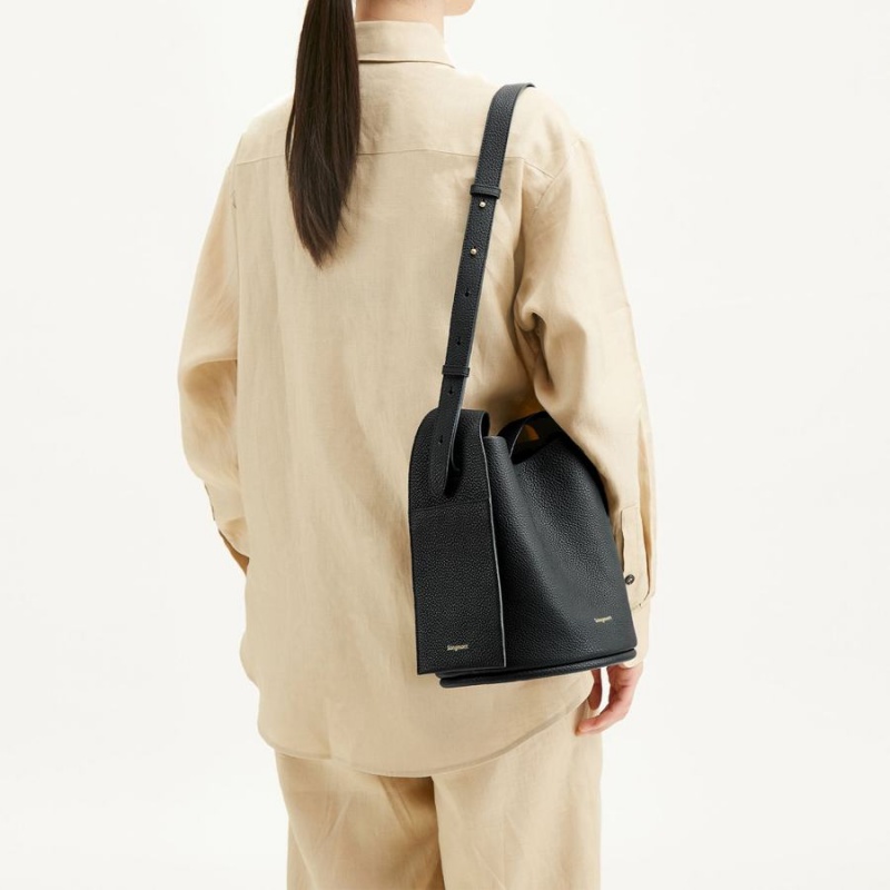 Songmont Drippy Bucket Bag Black | CANADA AISQJB