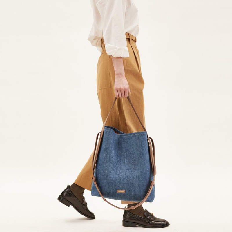 Songmont Large Drippy Tote Bag Blue | CANADA FLQWRB