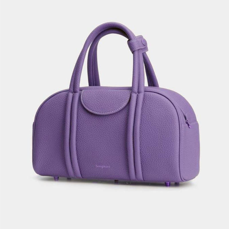 Songmont Medium Bowling Crossbody Bag Lavender | CANADA KQVHBG