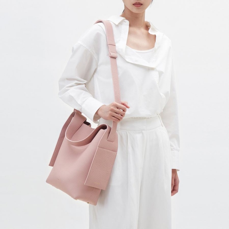 Songmont Medium Drippy Tote Bag Pink | CANADA AENXMF