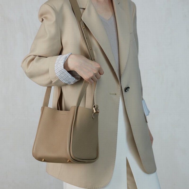 Songmont Medium Song Bucket Bag Khaki | CANADA OKZTFY