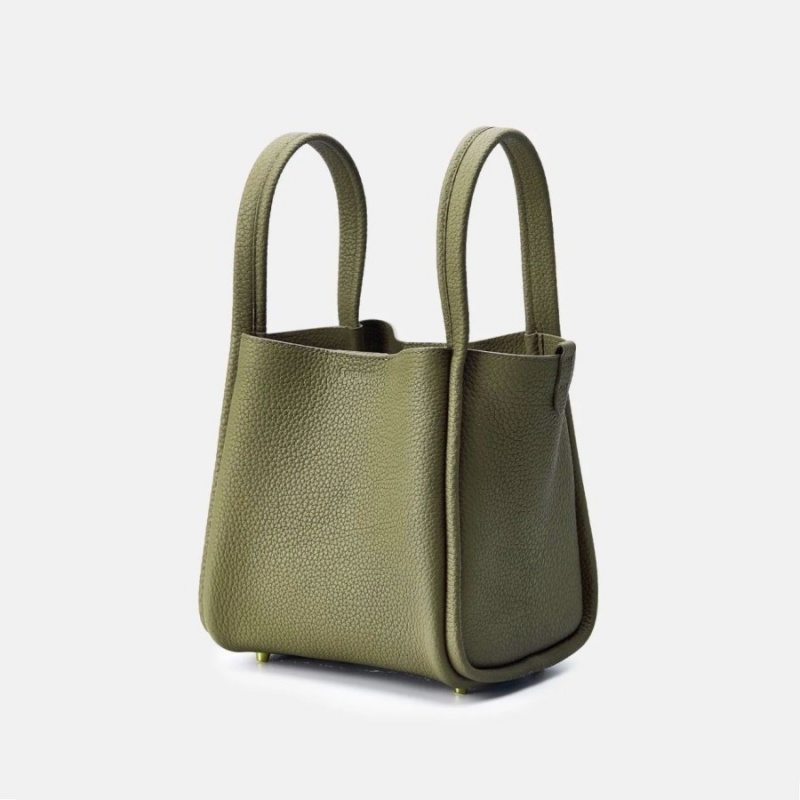 Songmont Medium Song Bucket Bag Olive | CANADA XVYUON