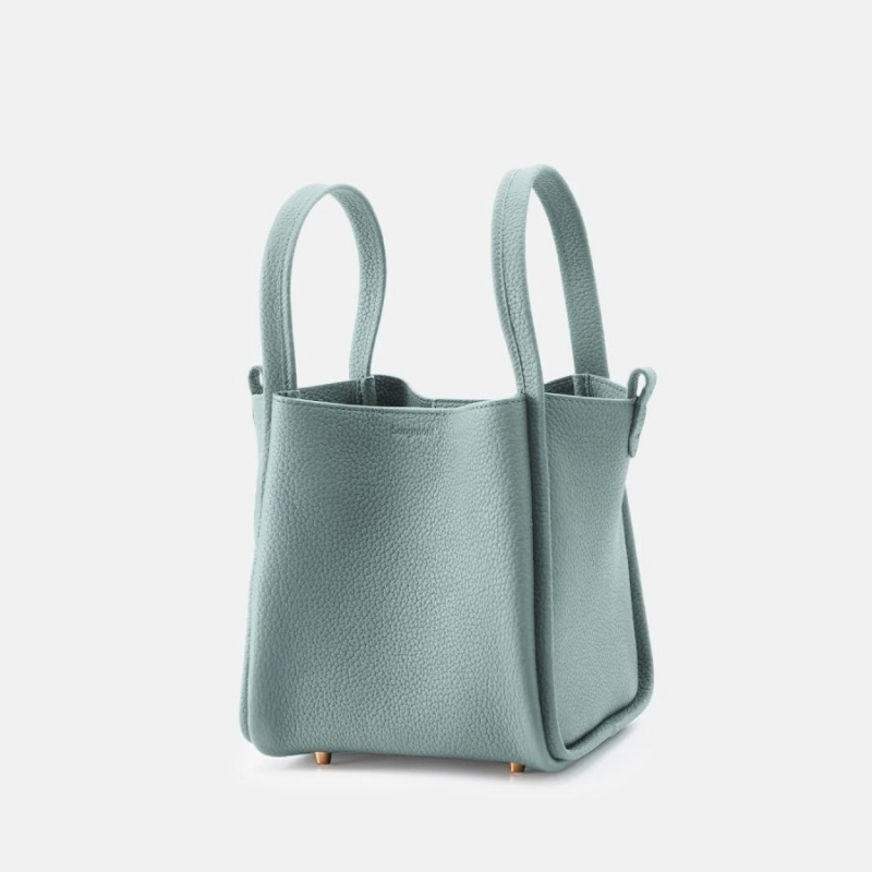 Songmont Medium Song Bucket Bag Turquoise | CANADA BPZLUW