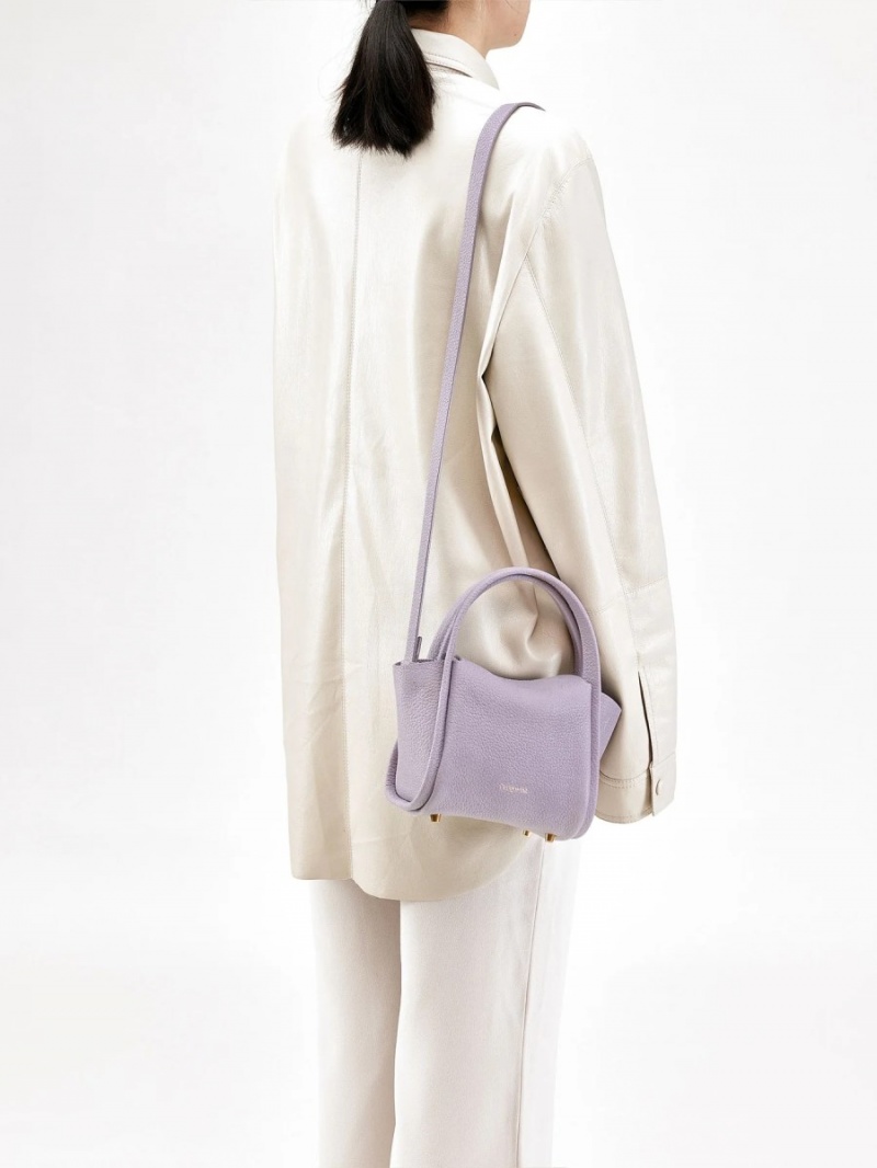 Songmont Mini Song Bucket Bag Purple | CANADA RJXZCY