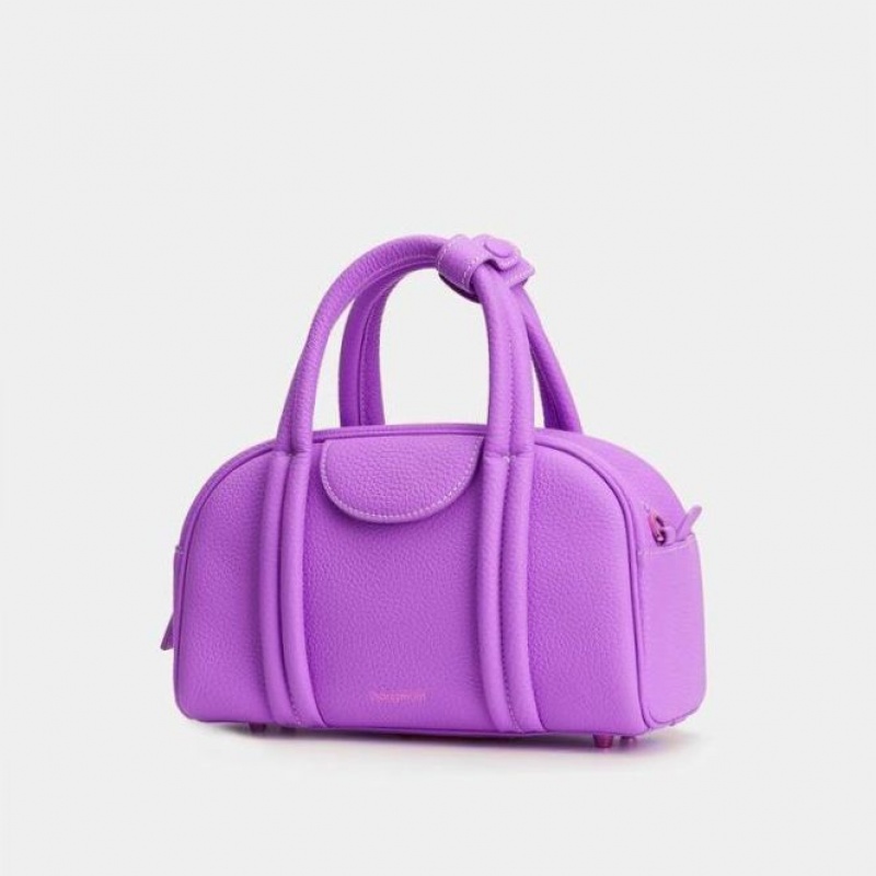 Songmont Small Bowling Crossbody Bag Lavender | CANADA BFKZVY