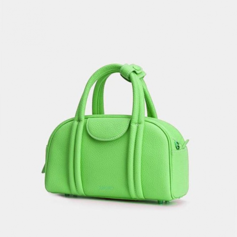 Songmont Small Bowling Crossbody Bag Light Green | CANADA UFPOKH