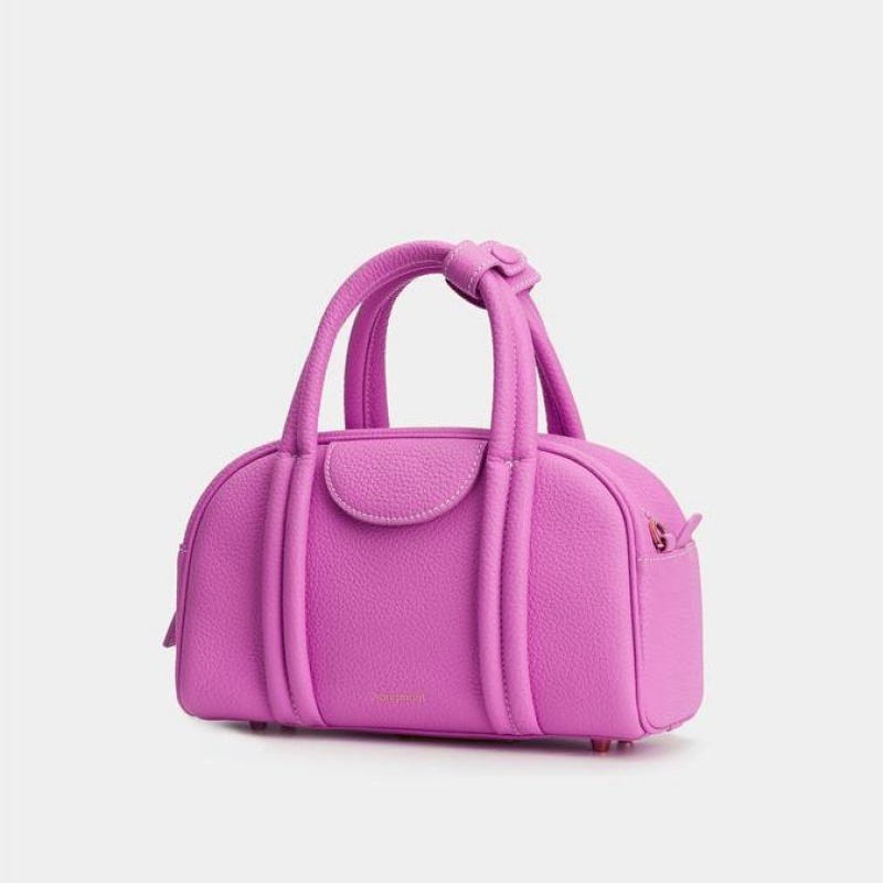 Songmont Small Bowling Crossbody Bag Pink | CANADA BHRZAE