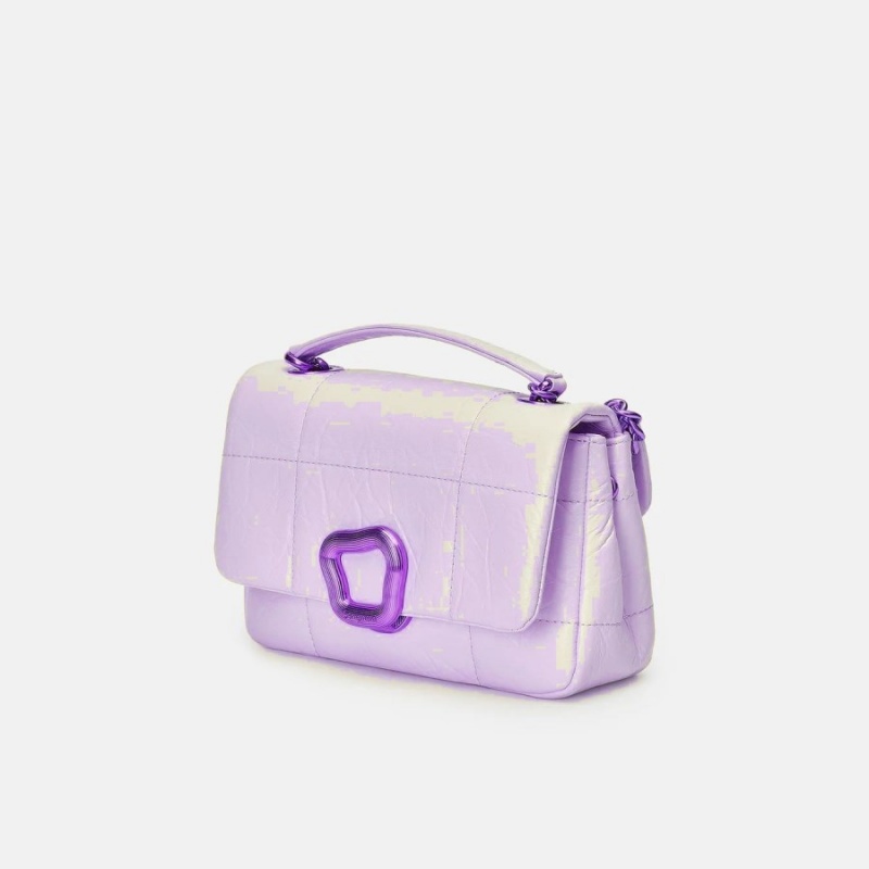 Songmont Small Chocolate Shoulder Bag Lavender | CANADA HRTEQM