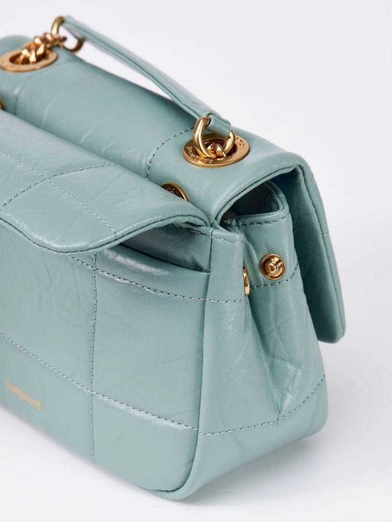 Songmont Small Chocolate Shoulder Bag Turquoise | CANADA TMENXU