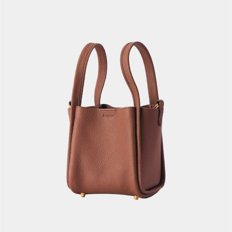 Songmont Small Song Bucket Bag Brown | CANADA UCKZIM